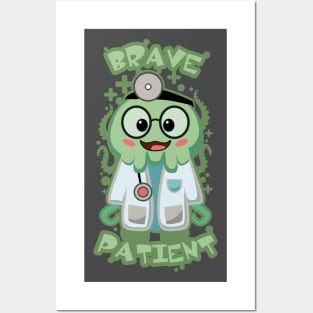 Brave Patient Octopus Doctor Posters and Art